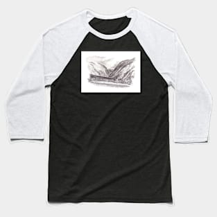 Queenstown harbour sketch Baseball T-Shirt